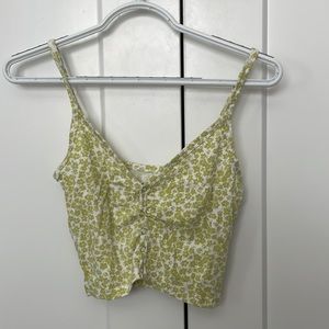 Green floral tank top from PacSun.